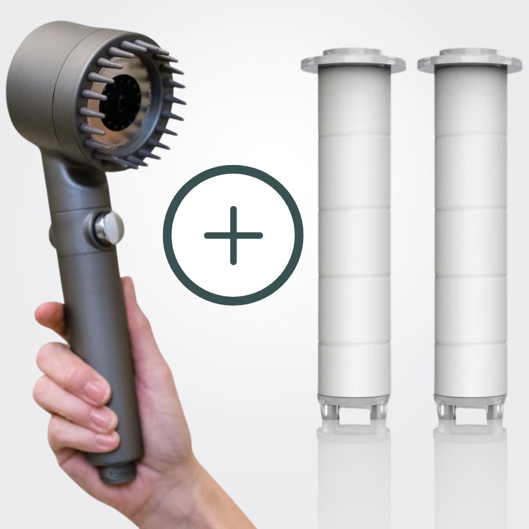 ZESTAW: Słuchawka prysznicowa FilterLab + 2 filtry